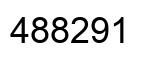 Number 488291 black image
