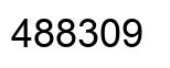 Number 488309 black image
