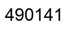 Número 490141 imagen negro