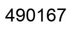 Número 490167 imagen negro