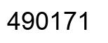 Número 490171 imagen negro