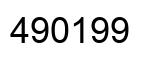Number 490199 black image