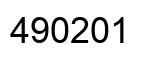 Número 490201 imagen negro
