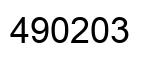 Número 490203 imagen negro