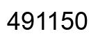 Número 491150 imagen negro