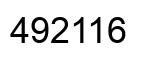 Número 492116 imagen negro