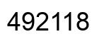 Número 492118 imagen negro