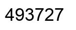 Número 493727 imagen negro