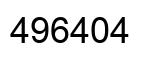 Number 496404 black image