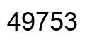 Número 49753 imagen negro