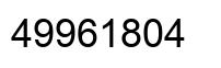 Número 49961804 imagen negro