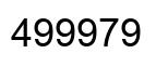 Número 499979 imagen negro