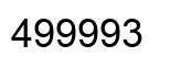 Número 499993 imagen negro