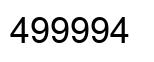 Número 499994 imagen negro