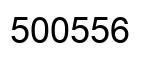 Number 500556 black image
