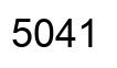 Número 5041 imagen negro