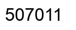 Número 507011 imagen negro
