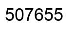 Number 507655 black image