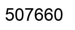 Número 507660 imagen negro