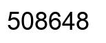 Number 508648 black image