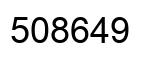Number 508649 black image