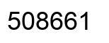 Number 508661 black image