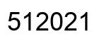Number 512021 black image
