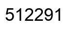 Number 512291 black image