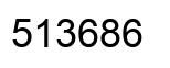 Número 513686 imagen negro