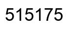Number 515175 black image
