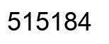 Número 515184 imagen negro