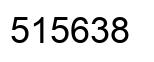 Número 515638 imagen negro