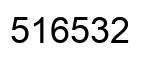 Número 516532 imagen negro
