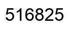 Number 516825 black image