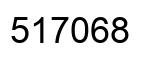 Number 517068 black image