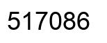 Number 517086 black image