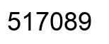Number 517089 black image