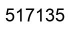 Número 517135 imagen negro