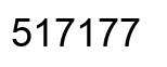 Number 517177 black image