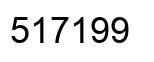 Number 517199 black image