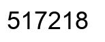 Número 517218 imagen negro