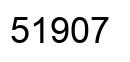 Number 51907 black image