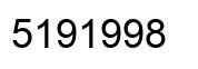 Número 5191998 imagen negro