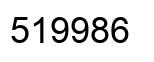 Number 519986 black image
