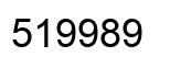 Number 519989 black image
