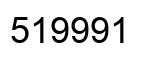 Number 519991 black image