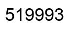 Number 519993 black image