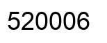 Number 520006 black image
