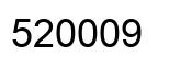 Number 520009 black image