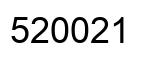Number 520021 black image